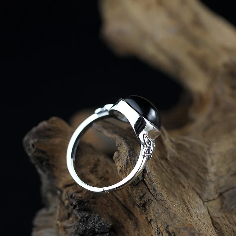 2018 новые серебряные кольца для женщин Ретро тайское серебряное кольцо винтажная