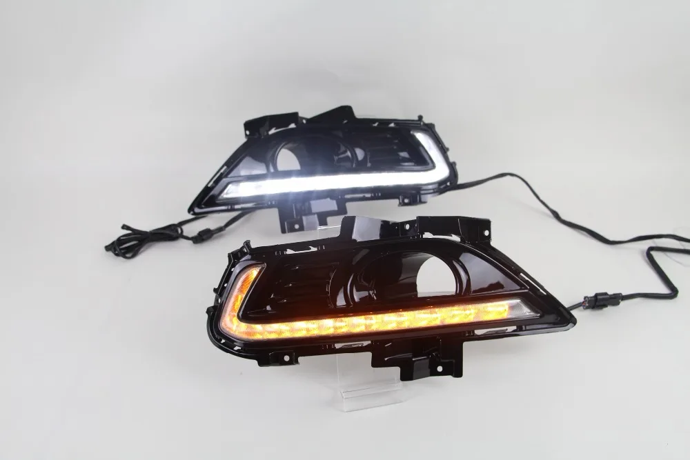DRL Светодиодный дневной ходовой светильник противотуманных фар для Ford Mondeo Fusion 2013