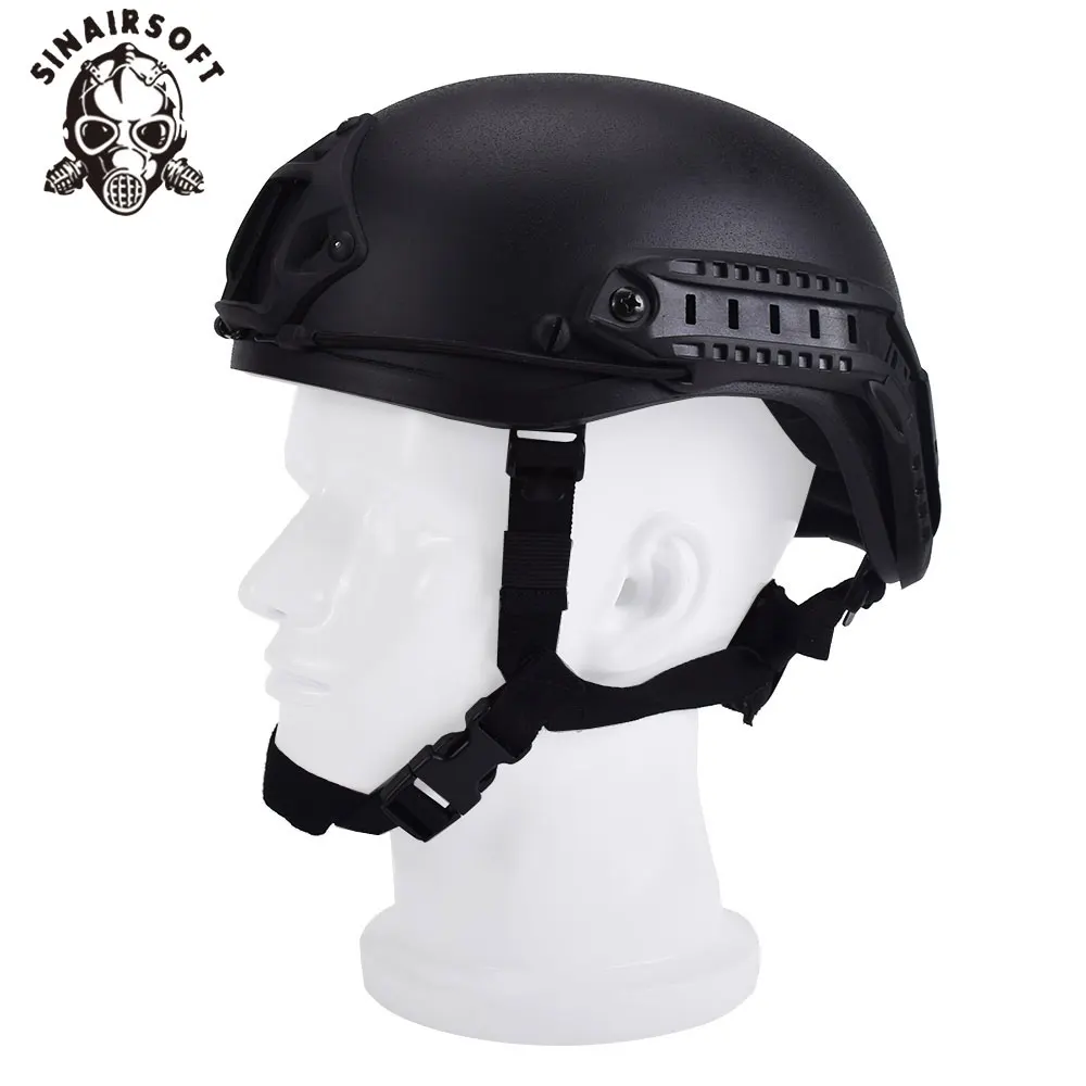 Tactical Military Army Airsoft Protection FAST MH Helmet Combat With ABS Sport Outdoor Hunting Protective Black | Спорт и