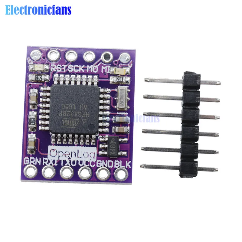 Openlog серийный регистратор данных с открытым исходным кодом ATmega328 Поддержка Micro