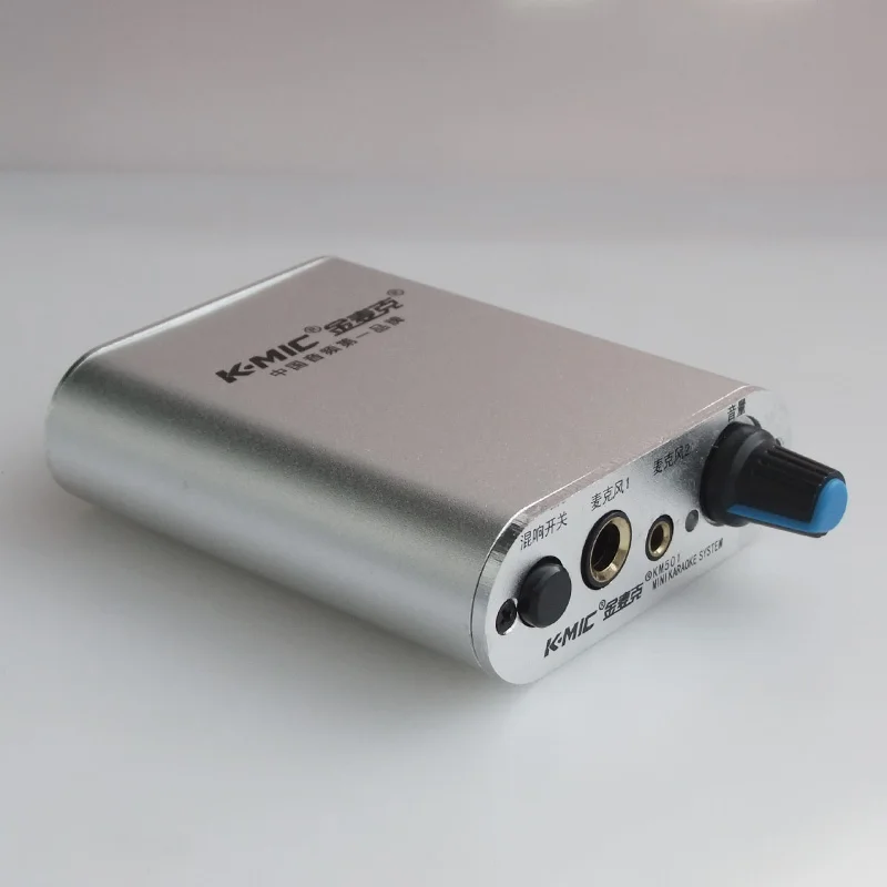 K mic km501 двухканальный микрофон усилитель для динамического микрофона и