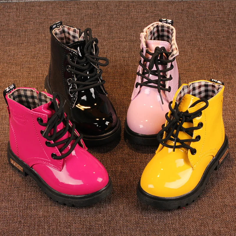 2018 Spring/Autumn Children casual shoes boot kids Zip Round Toe pinkycolor girl/boy 1Y-3Y/4Y-6Y/7Y-12Y | Детская одежда и обувь