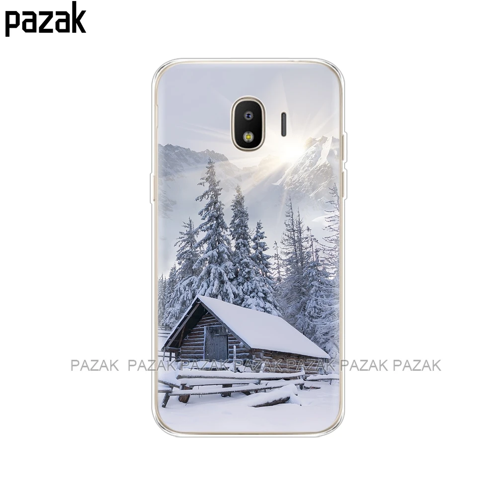 Силиконовый чехол для samsung Galaxy J4 чехол s Мягкий ТПУ задняя крышка Galaxy J4 EU J400F J400 телефон для samsung J4 чехол - Цвет: 34385
