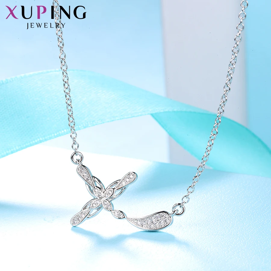 Xuping популярный кулон в виде креста с синтетическим кубическим цирконием
