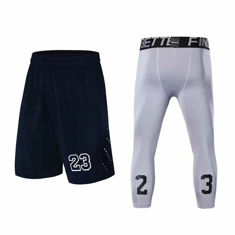 Спортивные шорты для бега фитнеса мужские баскетбола с карманом