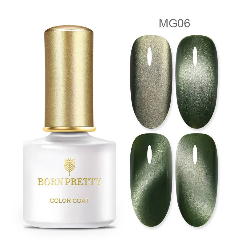 BP-MG06 Магнитный Гель-лак для ногтей BORN PRETTY, 6 мл, 5D, долговечный, розовый, серый, синий, смешанные цвета, дизайн, отмачиваемый, УФ светодиодный гель для ногтей - Цвет: BP-MG06