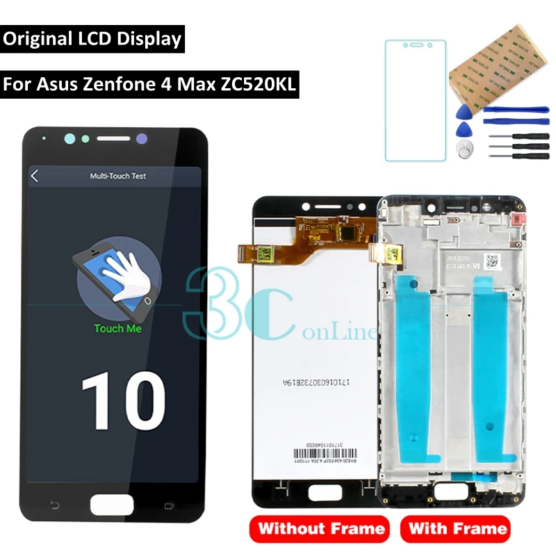 Оригинальный Для Zenfone 4 Max ZC520K ЖК дисплей сенсорный экран + рамка 5 2 &quotдля Zenfone4