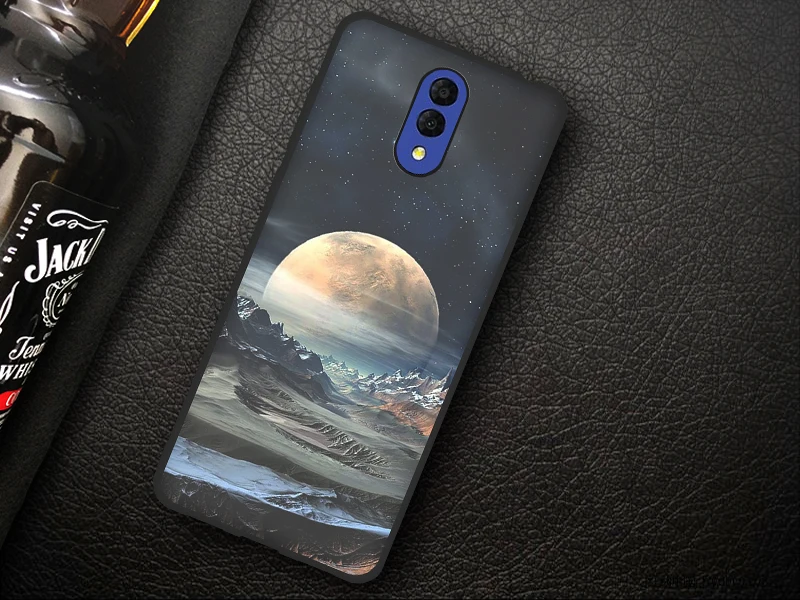 JURCHEN Case For Alcatel 3L Case Soft Tpu Silicone Back Cover For Alcatel 3L 3 L Case Cover Funda Printing Bag Cartoon