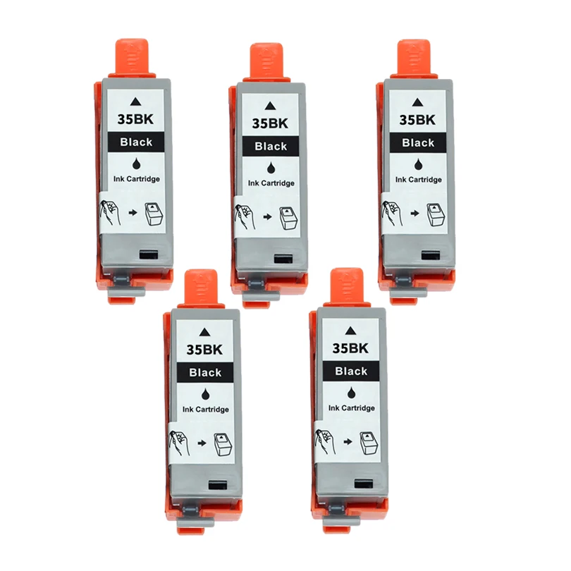 5 шт. черные совместимые картриджи для Canon PGI35 PGI 35 Pixma IP100B IP100 mini 260 320 принтеров|ink