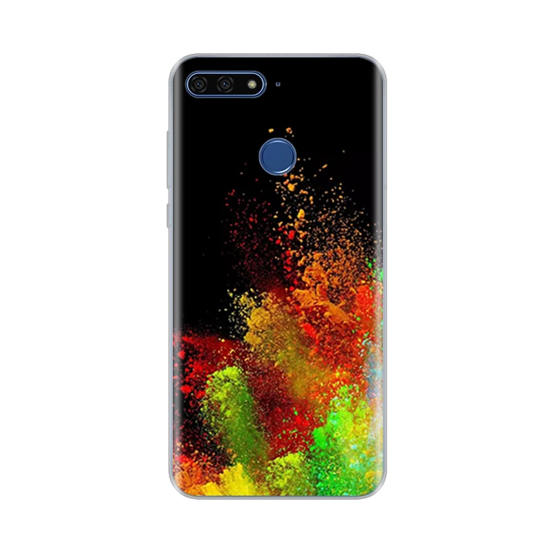 Для Huawei Honor 7A pro 5 7 &quotдюймовый AUM L29 чехол силиконовый мягкий накладка из ТПУ на