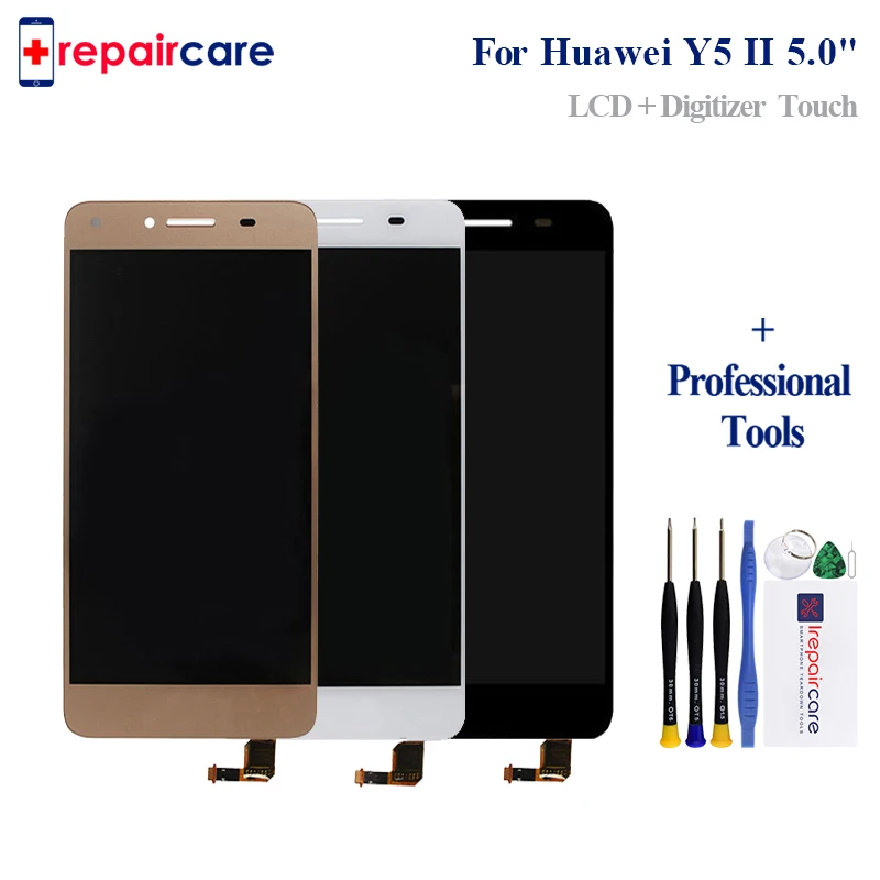ЖК-дисплей с дигитайзером сенсорного экрана в сборе для Huawei Y5 II Y5II ЖК-дисплеем