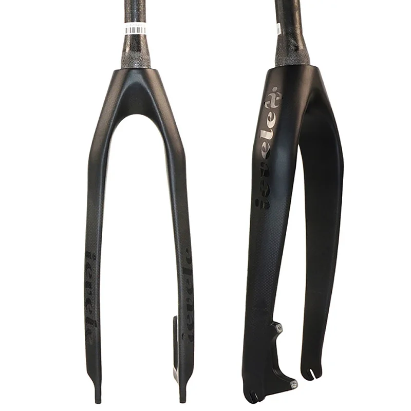 Углеродная вилка 3K матовая передняя для велосипеда супер легкая Велосипедная
