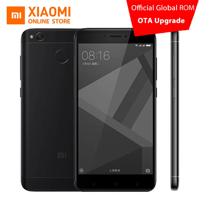 Оригинальный Xiaomi Redmi 4X4 X мобильный телефон Snapdragon 435 Octa Core Процессор 2 ГБ