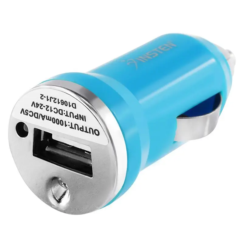 Mini Insten Bullet USB Car Charger 5V 1A Charging Adapter for iPhone Samsung Smartphones | Мобильные телефоны и