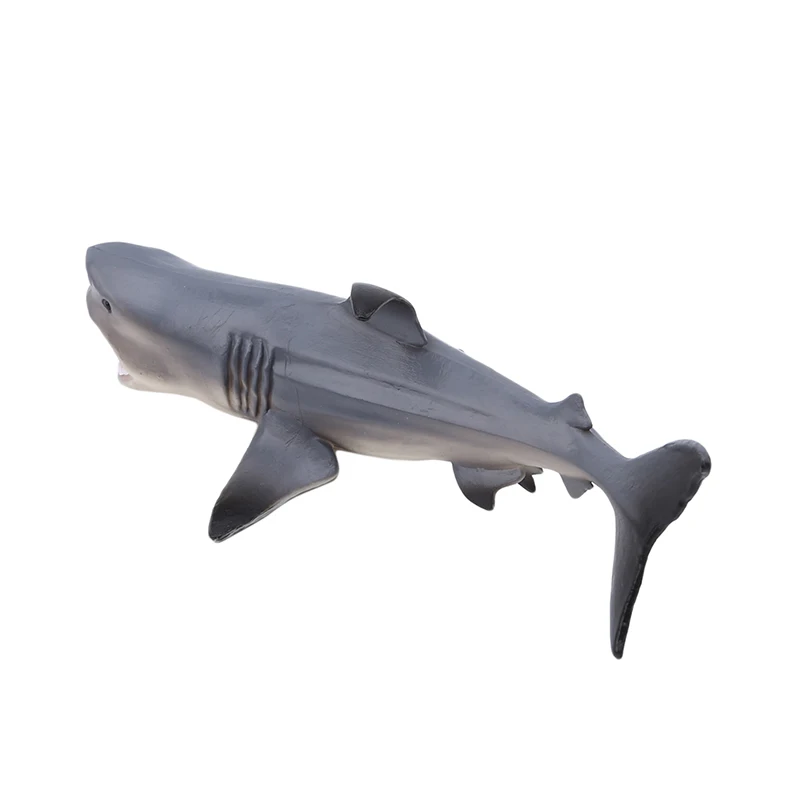 Развивающая фигурка животного 18*10 см модель серого Megalodon достаринная Акула