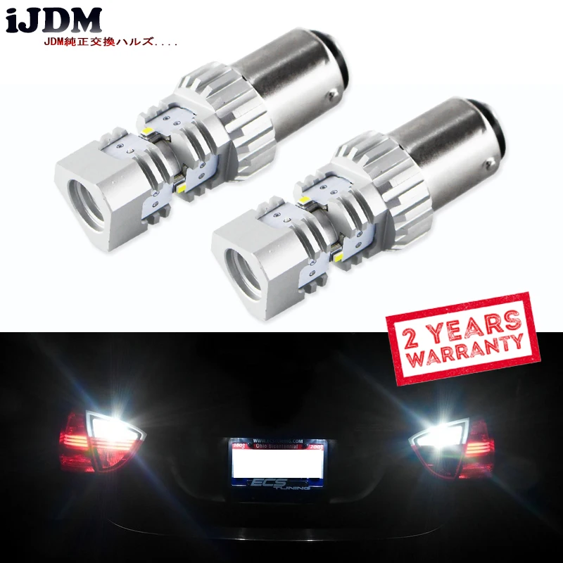 IJDM 6000K белый задний фонарь BAY15d светодиодный Canbus 1157 P21/5 Вт Светодиодный для
