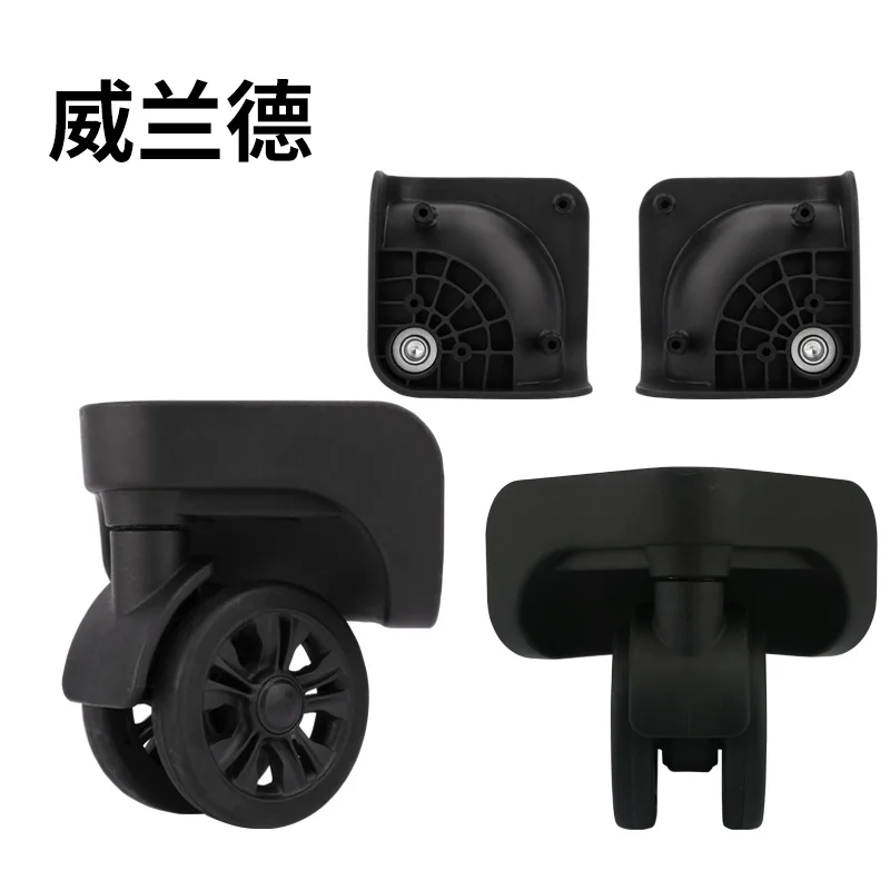 

Trolley luggage caster parts repair new scaster parts replacement high quality travel universal wheels luggage black casters