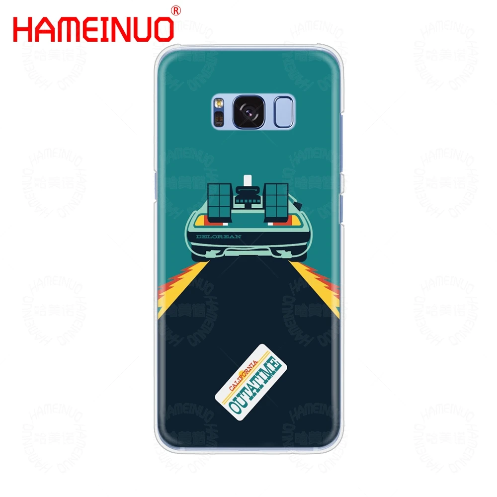 73673 Назад в будущее делореан машина времени чехол для сотового телефона samsung Galaxy S9 S7 edge PLUS S8 S6 S5 S4 S3 MINI - Цвет: 73673