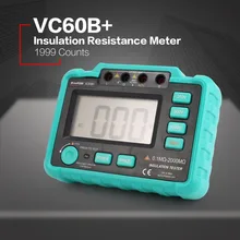 Тестер сопротивления Прямая поставка VC60B + 1000 в цифровой