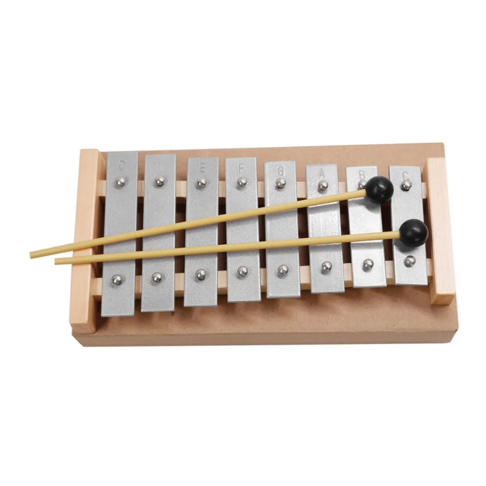 M ws Orff world музыкальный учебный пособие для детей 8 записей деревянный ксилофон