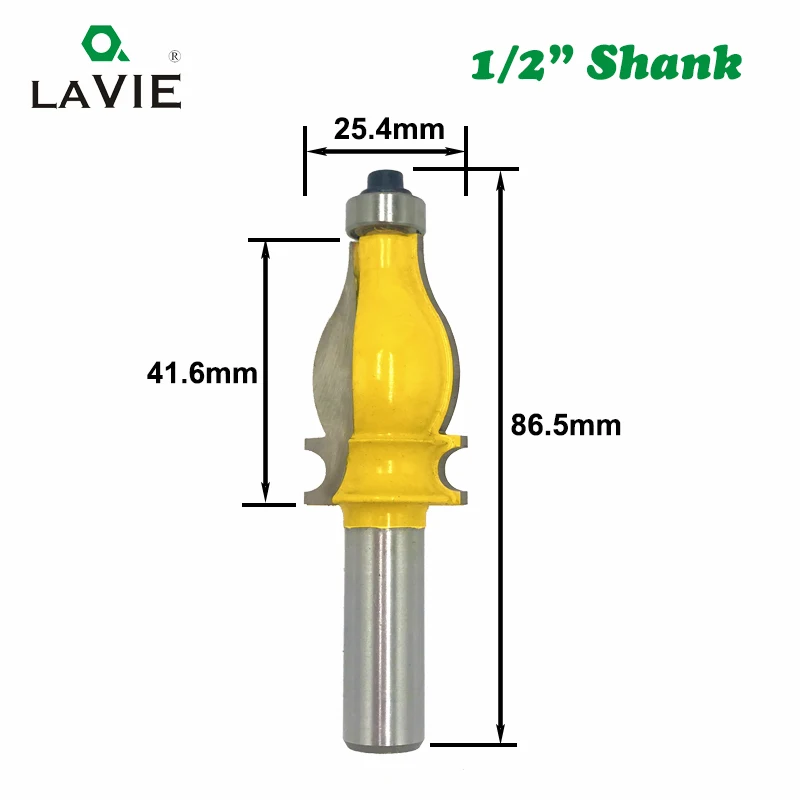 LAVIE 1 шт. 1/4 &quotКонцевая фреза для архитектурного формования деревообработки MC03154 |