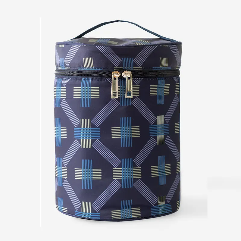 Bucket Bag Dark Blue Портативная сумка для обеда, новинка, Термоизолированный Ланч-бокс, сумка-холодильник, Bento, сумка, контейнер для обеда, школьные сумки для хранения еды - Цвет: Bucket Bag Dark Blue
