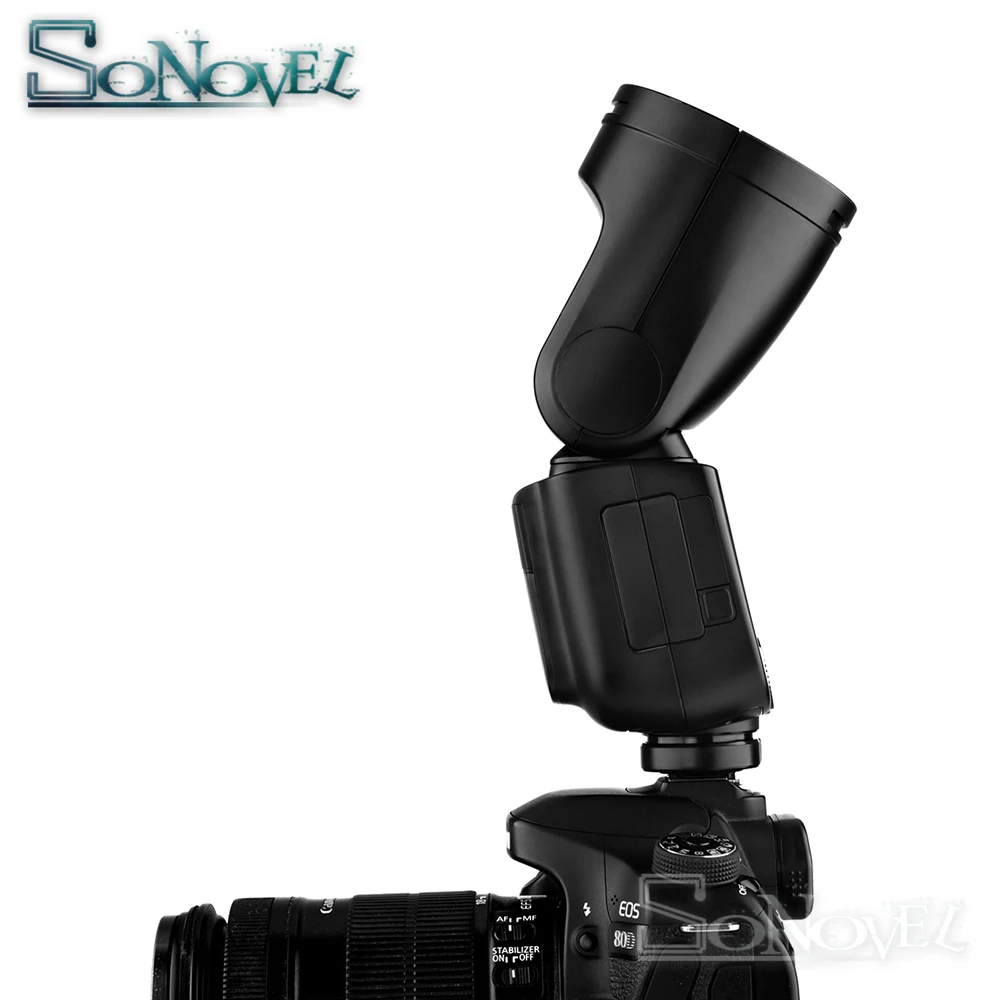 Вспышка для камеры Godox V1 V1C V1N V1S V1F V1O TTL 1/8000s HSS литиевая батарея Speedlite Canon Nikon Sony Fuji