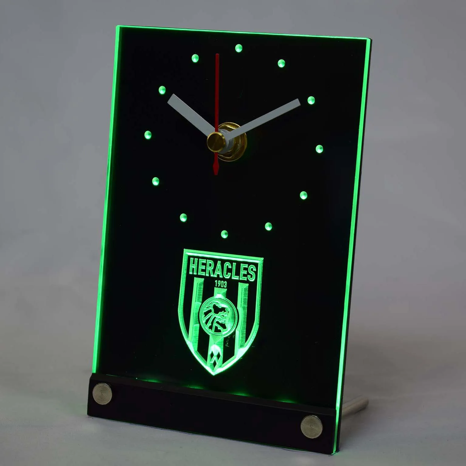 Tnc1012 SC Heracles Almelo 1903 Eredivisie 3D LED настольные часы | Дом и сад