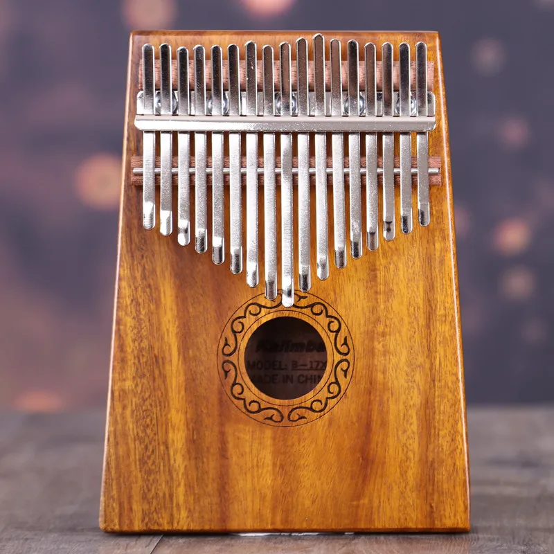 17 клавиш на палец Kalimba Mbira Sanza большой пианино карманный размер клавиатура с