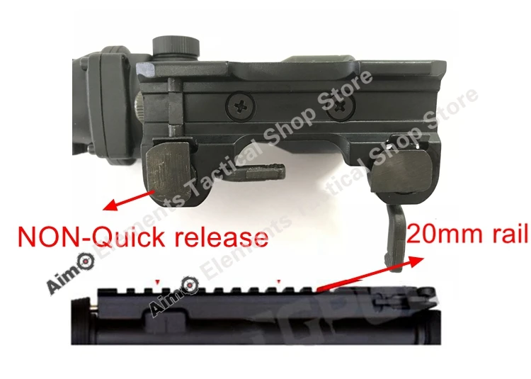Aim-O ACOG 4x32 винтовка Зрительная труба красно-Зеленая Сетка с креплением Riflescope охотничий аксессуар ACOG 4x32 AO5319