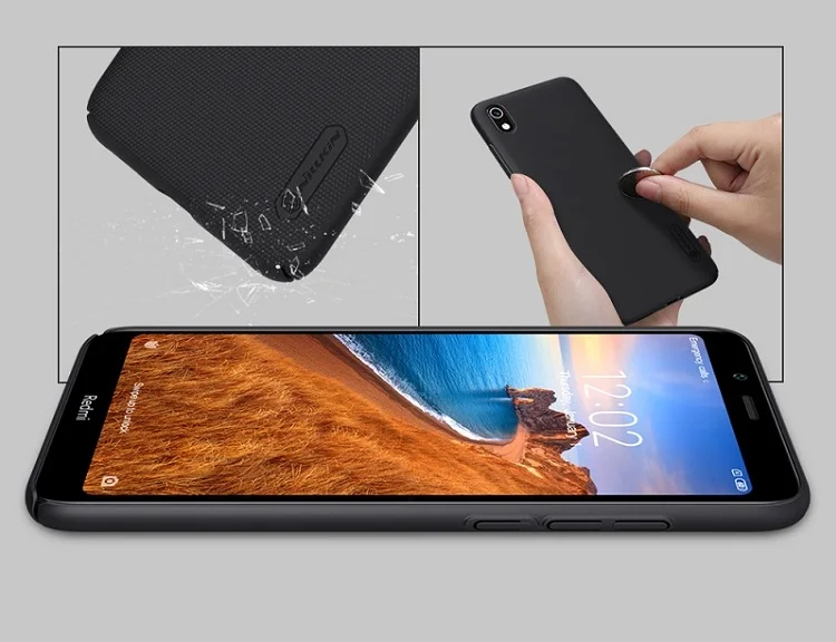 Для xiaomi redmi 7a чехол 5,45 '' NILLKIN матовая жесткая задняя крышка redmi 7A Подарочный держатель для телефона чехол s redmi 7a global