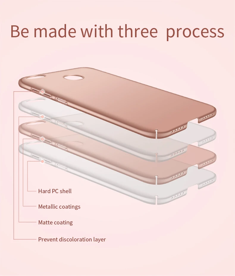 Для Xiao mi Red mi 4X чехол Red mi 4X чехол Vpower Роскошный ультра тонкий жесткий защитный чехол из поликарбоната для Xiao mi Red mi 4X задняя крышка для телефона
