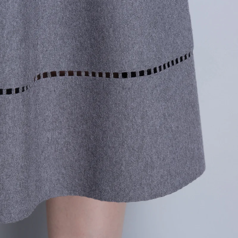 MEIL2017 новые тенденции падения Женская костюм 2 предмета вязаная рубашка + юбка |