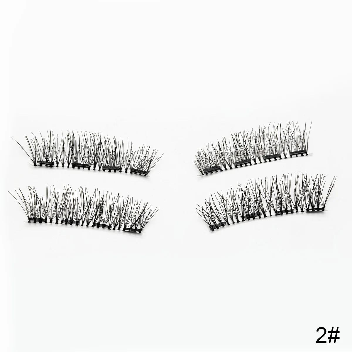 SEXYSHEEP 2 пары магнитные ресницы 3D Магнитные ресницы натуральные длинные магнитные накладные ресницы на магните накладные ресницы для наращивания - Цвет: 2