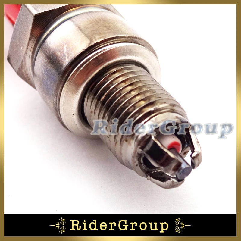 Гоночное зажигание 5 шт. 3 электроды свечи зажигания A7TC для двигателя 50 куб. См 70 90