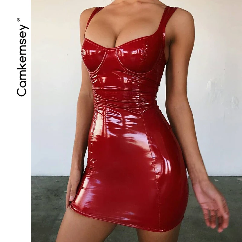 CamKemsey элегантные женские туфли из искусственной кожи вечерние Bodycon платья 2019