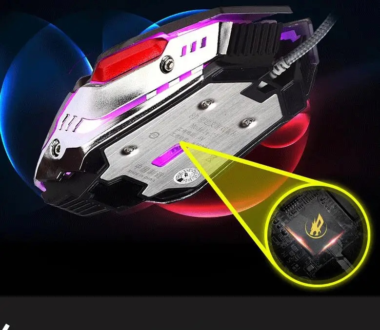 Проводная игровая мышь, 8 клавиш, 4000 dpi, светодиодный, оптическая, USB, компьютерная мышь, геймерские мыши, T9, игровая мышь, бесшумная, Mause, для ПК, R25