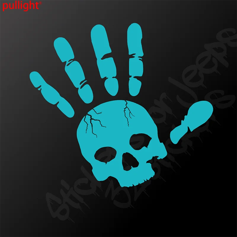

Skull corrugated ethylene decals / stickers Remarks left or right