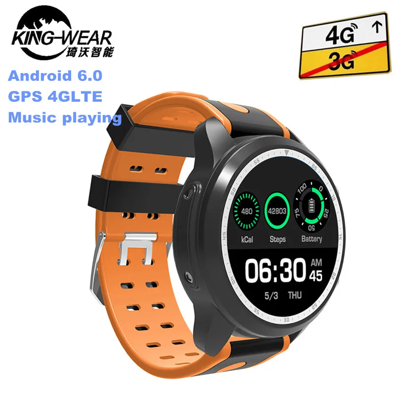 KingWear KC03 4G Smartwatch Phone Call 1.3'' Android 6.0 MTK6737 1.2GHz 1GB+16GB Sedentary Reminder Bluetooth 620mAh Smart Watch |