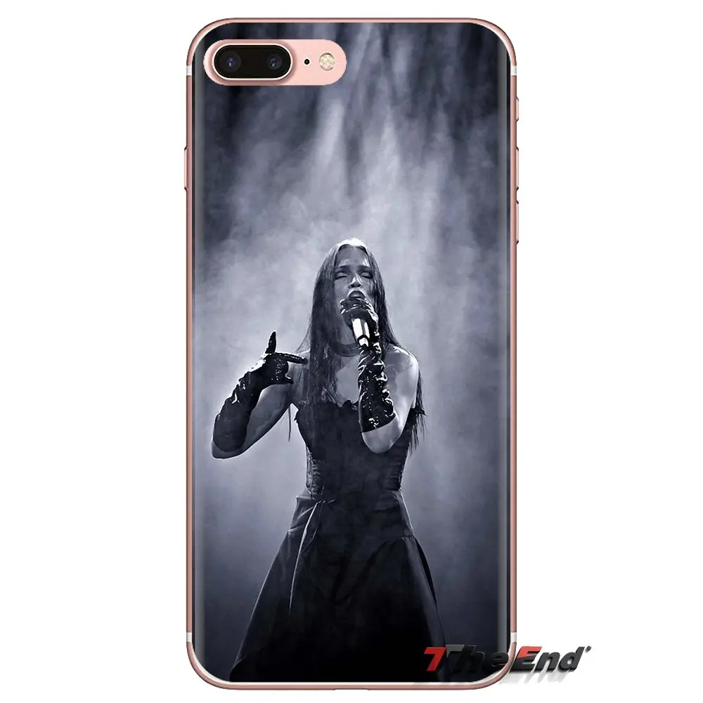 Мягкий чехол для телефона из ТПУ с металлическим музыкальным браслетом Nightwish Theater