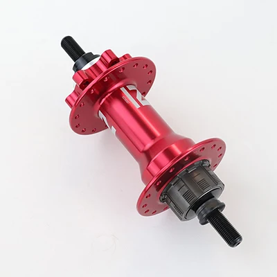 Red 32H 16T Новатек D256SBT 32H сброс грязи один Скорость классические части велосипеда с звездочки и замковые гайки 13/15/16/18T черный, красный - Color: Red 32H 16T