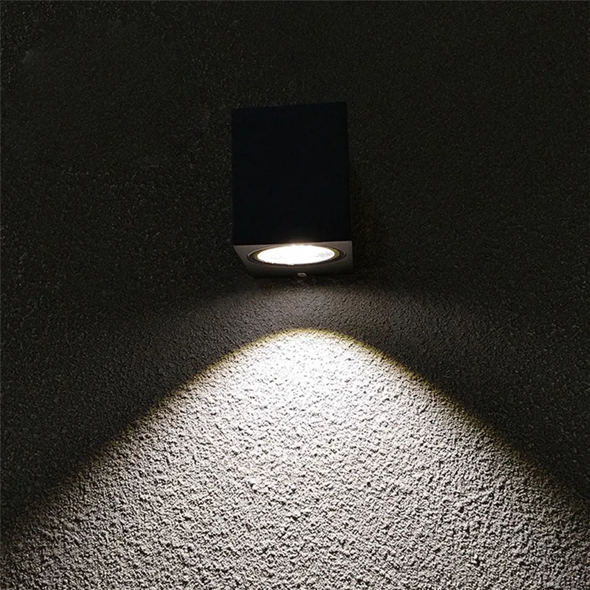 Современная простая светодиодсветодиодный настенная лампа наружный комнатный