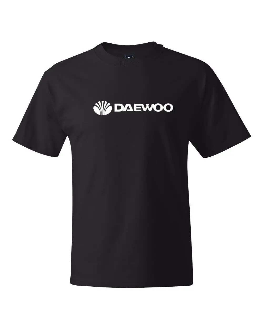Футболка с логотипом Daewoo Motors футболки автомобилем модные новые круглым вырезом