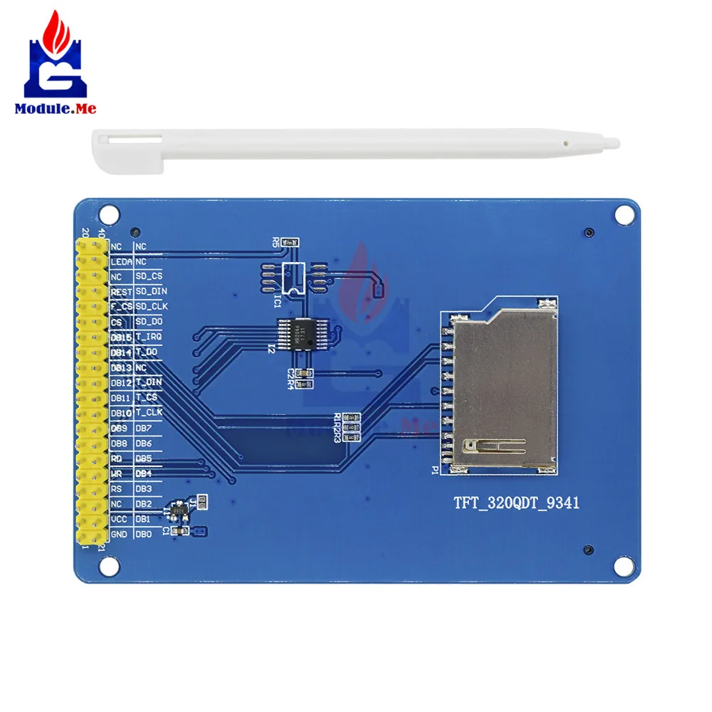 3,2 дюймов 240x320 TFT lcd модуль дисплей с сенсорной панелью sd-карта, чем 128x64 lcd