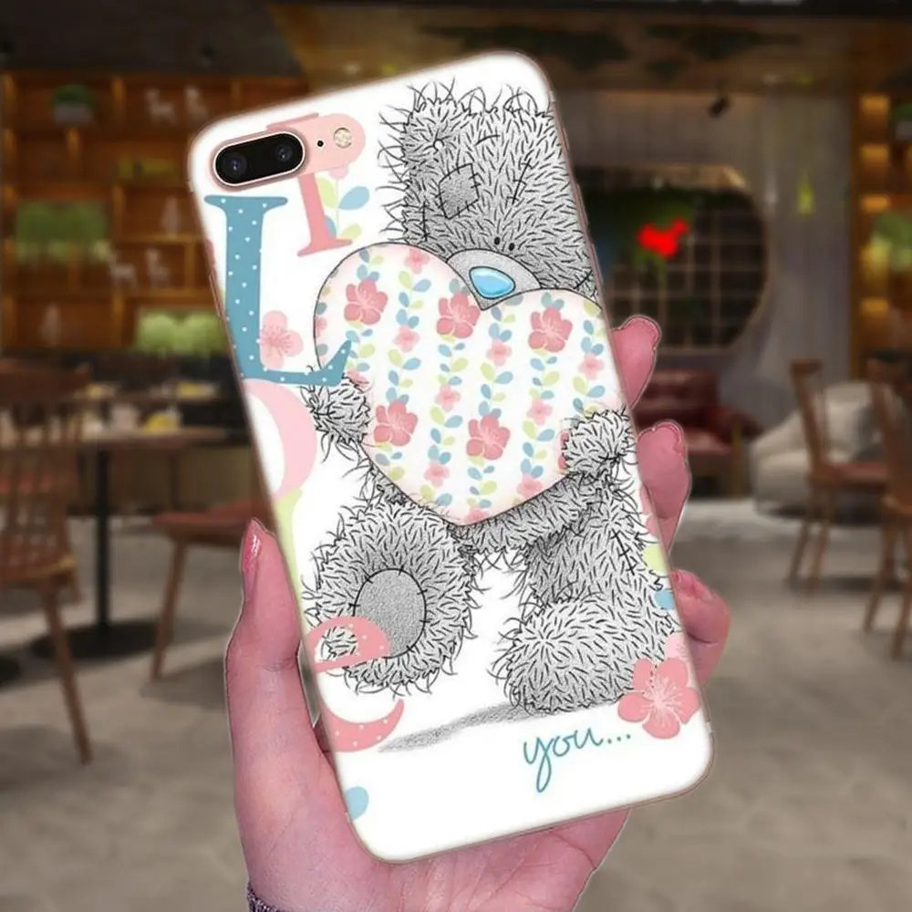 Плюшевый Тедди Me To You Bear для Huawei Mate 7 8 9 10 20 P8 P9 P10 P20 P30 Lite Plus Pro ТПУ чехлы