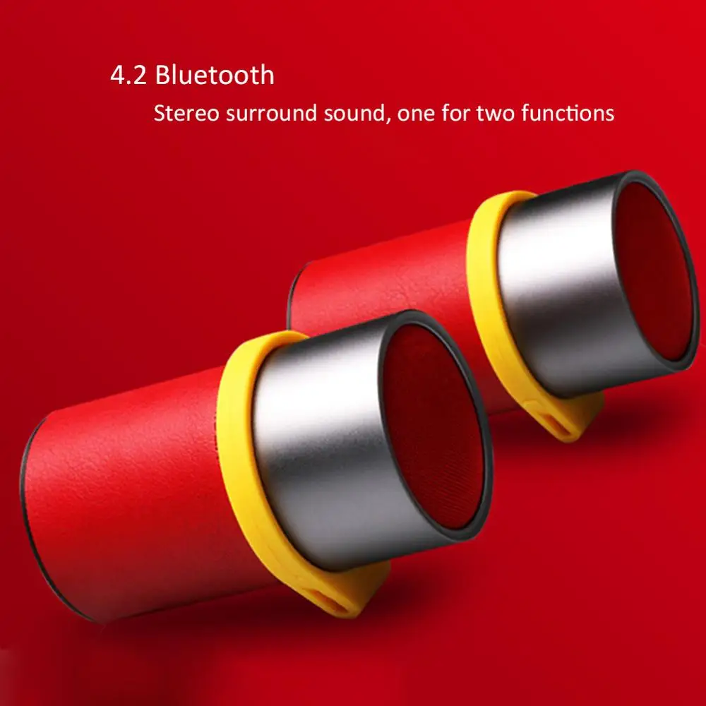 Makescc мини беспроводные Bluetooth 4,2 колонки портативные колонки для двух двухканальных стереодинамиков для мобильных телефонов