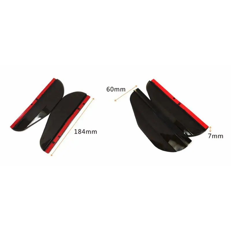 2pcs Car Accessories PVC Rearview Mirror Rain Shade Rainproof Blades fords focus 2 3 Eyebrow Cover | Автомобили и мотоциклы