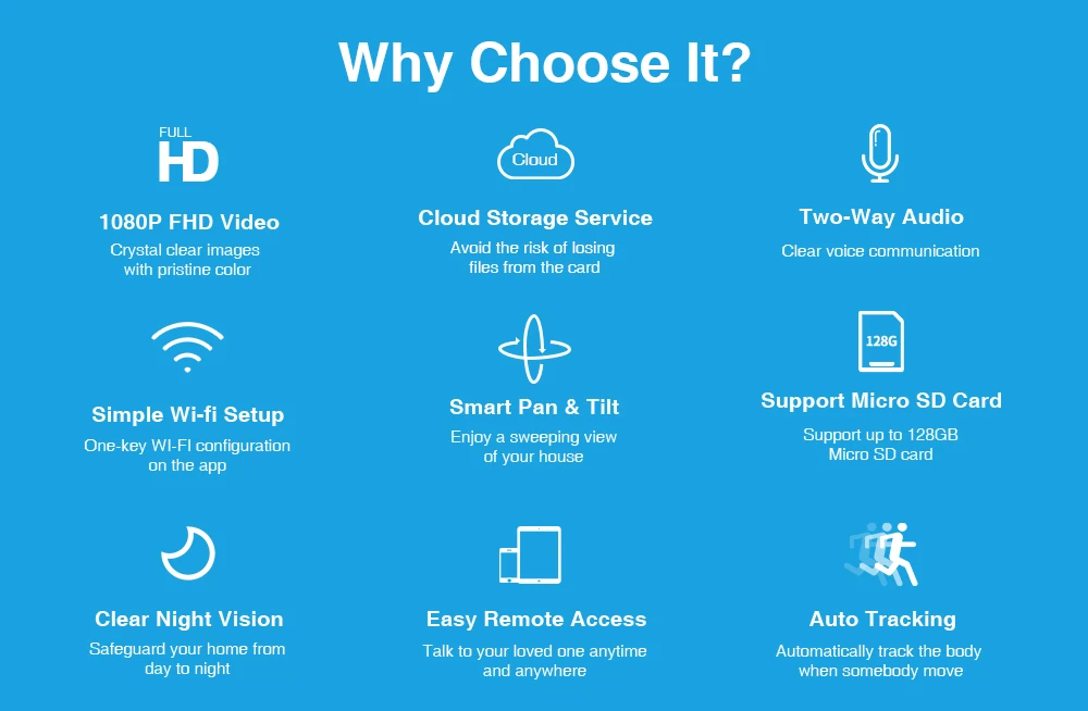 FREDI, 1080 P, автоматическая ip-камера для домашней безопасности, WiFi камера, ИК камера ночного видения, Беспроводная сетевая камера видеонаблюдения