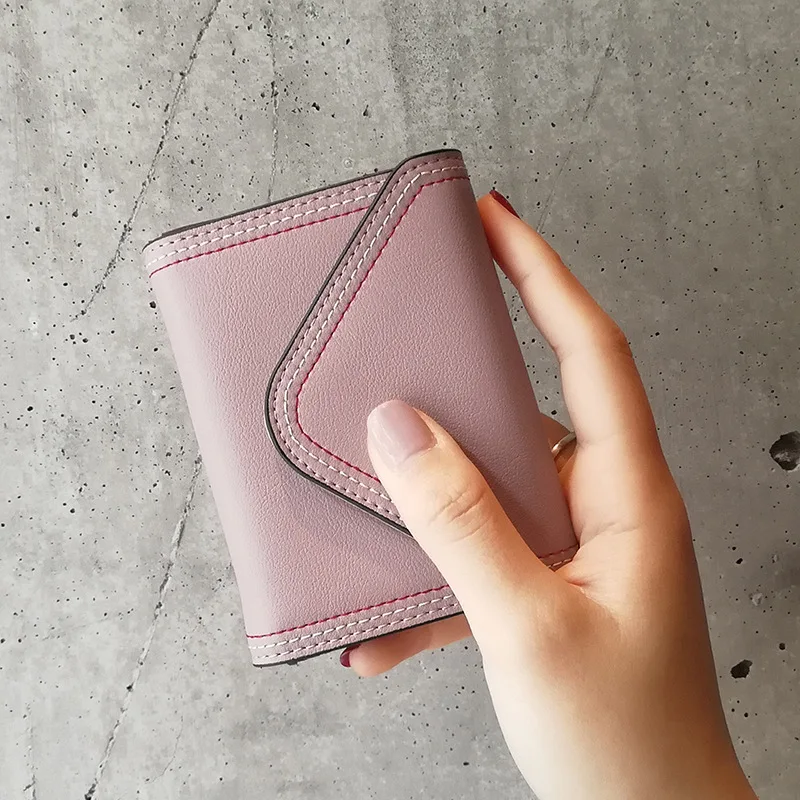 

New Cowhide leather Card Holder Women's Credit ID Passport Business Card Handbags Fashion designer Purse Short Wallet