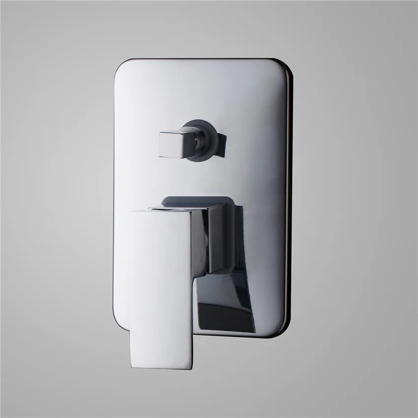 Смеситель для душа в ванную комнату сверхтонкий латунный корпус тропический душ